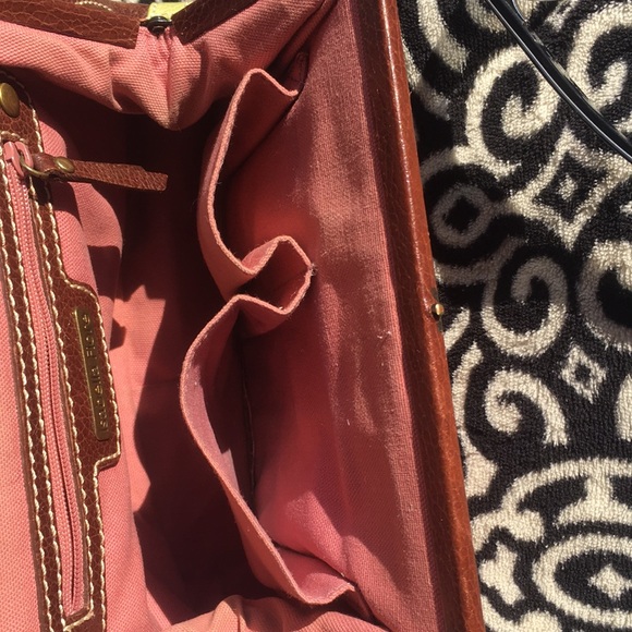 Isabella Fiore Pink brown lime Floral Bag - Picture 5 of 15